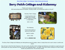 Tablet Screenshot of berrypatchcottage.com